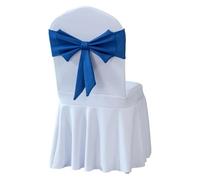 AMENGJ Ruban Chaise Mariage Ceinture de Chaise en Spandex, décoration Mariage, 10 pièces, avec nœud Papillon prêt à l'emploi, idéale for Banquet, fête d'anniversaire, événements, Vacances(Color 1)