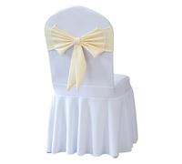 AMENGJ Ruban Chaise Mariage Ceinture de Chaise en Spandex, décoration Mariage, 10 pièces, avec nœud Papillon prêt à l'emploi, idéale for Banquet, fête d'anniversaire, événements, Vacances(Color 3)