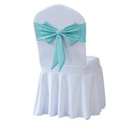 AMENGJ Ruban Chaise Mariage Ceinture de Chaise en Spandex, décoration Mariage, 10 pièces, avec nœud Papillon prêt à l'emploi, idéale for Banquet, fête d'anniversaire, événements, Vacances(Color 9)
