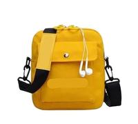 AMENGJ Sacoche Femme Sac à bandoulière for femme, couleur unie, fourre-tout décontracté, sac à main en toile avec fermeture éclair, sacoches