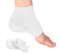 AMENGJ Semelle pour Grandir Chaussettes de Sport épaisses et antidérapantes, Hauteur maximale, SEBS, rehausseur de Chaussures Invisible, Talon 2.5/3.5cm, for Femmes et Hommes(White,3.5cm)