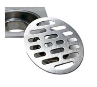 AMENGJ Siphon de Sol 1 pièce de Couvercle de Drain de Sol en Acier Inoxydable trop-Plein Rond Anti-Obstruction Drain de Douche for Salle de Bain Machine à Laver Toilette égout(9.0cm)