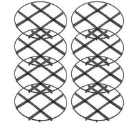 AMENGJ Soucoupe Pot Fleur Lot de 10 Pieds de Pot de Fleurs en Plastique for Plantes d'extérieur, Accessoires de Jardinage