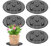 AMENGJ Soucoupe Pot Fleur Lot de 6 Grands Supports for Plantes en Pot de 30,5 cm, Protection de Sol for terrasse, Plantes, Pot élévateur
