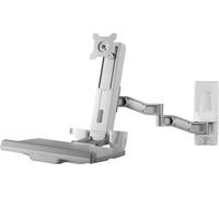 Amer AMR1WSL - 8 kg - 61 cm (24 pouces) - 75 x 75 mm - 100 x 100 mm - Réglage de la hauteur - Gris Amer