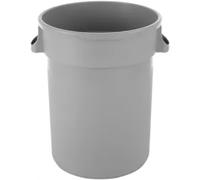 Hendi Poubelle de cuisine ronde 80 L, 490×(H)620 mm, Gris, polypropylène