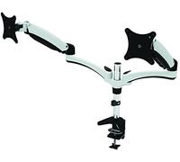 Amer Support de Bras articulés pour Moniteur Noir Chrome Blanc