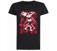 Ameretee Hazbin Hôtel Angel Dust T-Shirt Noir À Manches Courtes pour Femme, Régulier
