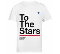 Ameretee Tts to The Stars T-Shirt Blanc À Manches Courtes pour Homme, Régulier