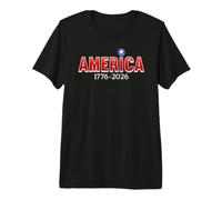 America 1776-2026 Super-héros T-Shirt Haut de Gamme