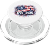 America 250 Years 1776-2026 Feux d'artifice patriotiques PopSockets PopGrip pour MagSafe
