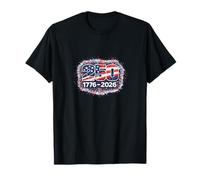 America 250 Years 1776-2026 Feux d'artifice patriotiques T-Shirt