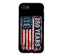 America 250th Independence Day 250 Anniversary USA Flag Coque pour iPhone SE (2020) / 7/8