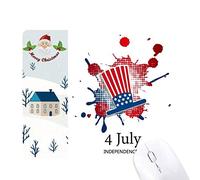 america 4 juillet les independent day chapeau cadeau de noël maison tapis de souris