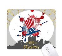 america 4 juillet les independent day chapeau la nuit de noël, tapis de souris en caoutchouc