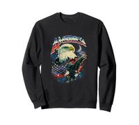 America 4th of July Patriotic Eagle Flag Freedom Sweatshirt