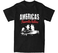 America Favorite Ladies Shirt Merch Jake Webber Johnnie Guilbert T Shirts 100 Cotton Tee Black 3XL