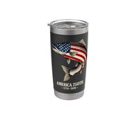 America Fish 250th Anniversary Fish Design pour les pêcheurs 2026 Gobelet isotherme en acier inoxydable double paroi