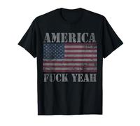 America Fuck Yeah USA Citations drôles Patriotique T-Shirt