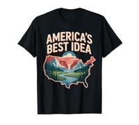 America National Parks Scenic Nature Hiking Adventure T-Shirt