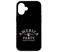America Party New Political Party 2025 USA Femmes Hommes Coque pour iPhone 16