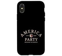 America Party New Political Party 2025 USA Femmes Hommes Coque pour iPhone X/XS