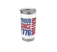 America Proud Nation depuis 1776 Gobelet isotherme en acier inoxydable double paroi