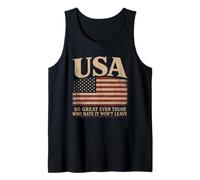 America, So Great Even Those Who Hate It Won’t Leave Humor Débardeur