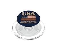 America, So Great Even Those Who Hate It Won’t Leave Humor PopSockets PopGrip pour MagSafe