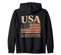 America, So Great Even Those Who Hate It Won’t Leave Humor Sweat à Capuche
