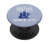 America Spilling The Tea Since 1773 American History Teacher PopSockets PopGrip Adhésif