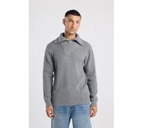America Today Kent Halfzip Dark Grey Melange Taille: L | Pulls Outlet | Homme | Gris