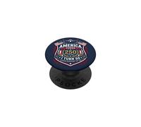 America Turns 250 I Turn 50 Since 50th Birthday Emblem PopSockets PopGrip Adhésif