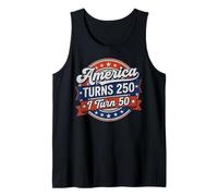 America Turns 250 I Turn 50 Since 50th Birthday Retro Débardeur