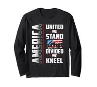 America United We Stand Patriotic 4th of July Manche Longue