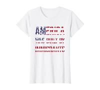 America Was Built by Immigrants - Droits des réfugiés T-Shirt Graphique avec Valeur