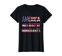 America Was Built by Immigrants - Droits des réfugiés T-Shirt Graphique avec Valeur