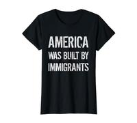 America Was Built by Immigrants - Droits des réfugiés T-Shirt Graphique avec Valeur