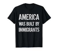 America Was Built by Immigrants - Droits des réfugiés T-Shirt Graphique avec Valeur
