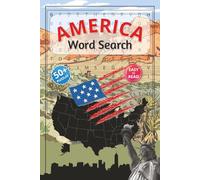 America Word Search: 6x9 inches, 110 pages | 50+ Puzzles | USA Word Find Book for Adults, Seniors, & Teens | Gift for Vacations, Holiday and Leisure