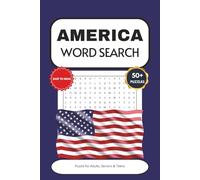 America Word Search Puzzle Book: Word Search with Easy to Read About America, City, States, and More | 6x9 Inches, 110 Pages | 50+ Puzzles...Gift for Vacation, Holiday