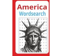 America word search puzzle: Word searches with easy to read print about America , USA , The land of the free, and more|6x9 inches,110pages|50+ puzzles….gift for vacations,holidays and leisure time.
