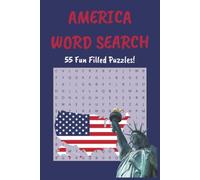 America Word Search: Word Searches with Easy to Read print about America, Liberty, Freedom and More | 6 x 9 inches, 110 pages ... for Vacations, Holidays, and Leisure