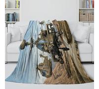 Americain AH64 Apache Helicoptere Couverture Douce - Militaire Couverture De Climatisation Cadeau Anniversaire Pour Fils/fille/petit-fils/petite-fille/ami - Lit Canapé Bureau 50x60inch(127x152cm)