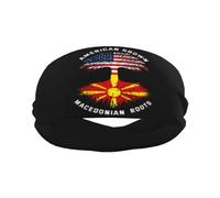 Américain d'origine Macédonienne, Drapeau De La Macédoine Unisexe Headband Respirant Bandeaux Séchage Rapide Bandeaux De Sport pour Fitness Yoga Tennis Running