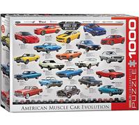 Américain Muscle Voiture Évolution 1000pc Puzzle Par Eurographics 680mm x 490mm