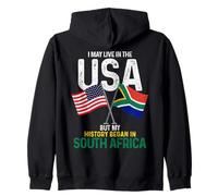 Américain sud-africain Mon histoire a commencé Afrique du Sud Pride Sweat à Capuche