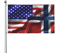 Américains Et Ukrainiens Ukraine Drapeau De Jardin Avec Œillets Drapeau Résistant Aux Intempéries Bannières 90X150Cm Pour Anniversaires Porte Toutes Les Saisons