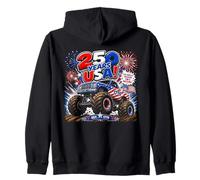American 250 Year Monster Truck - Kids Color Graphic Sweat à Capuche