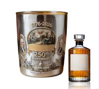 American 250th Celebration - Verres à whisky, bourbon, verres à liqueur avec tasse à cocktail, fête des maris, collectionneurs, maison, vitrine pour restaurants, hôtels, clubs, salle à manger pour